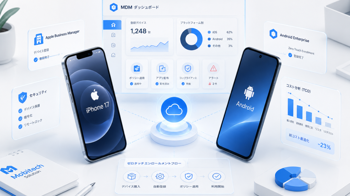 iPhone 17の躍進とAndroidの苦境 | 2026年スマホ市場から読み解く、情シスが選ぶべき「次の一手」